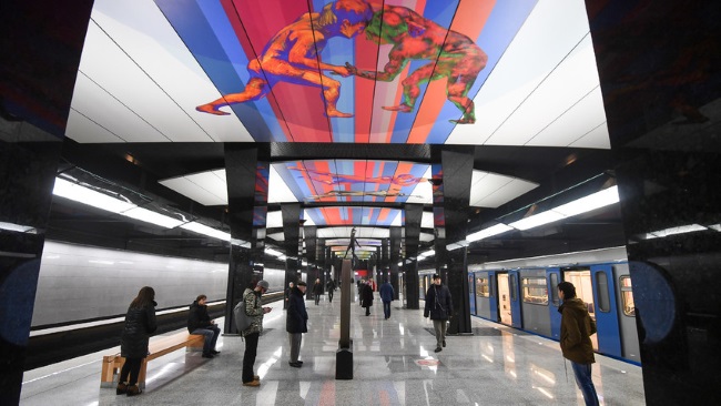 station Rjevskaïa métro Moscou