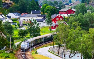 La Norvège en train