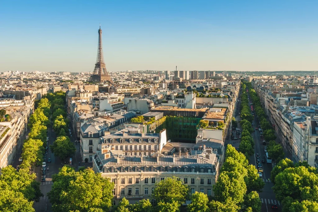 Vue à 360° de Paris