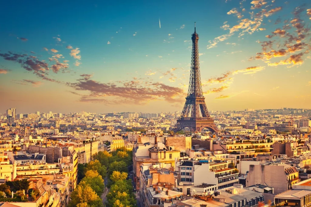 Vue de la Tour Eiffel