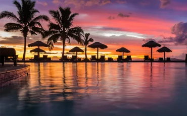 Coucher de soleil aux Fidji