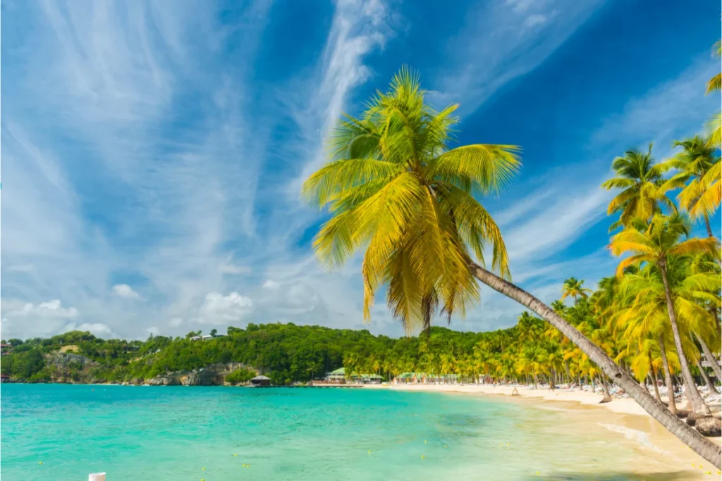 plage de la Caravelle à Sainte-Anne