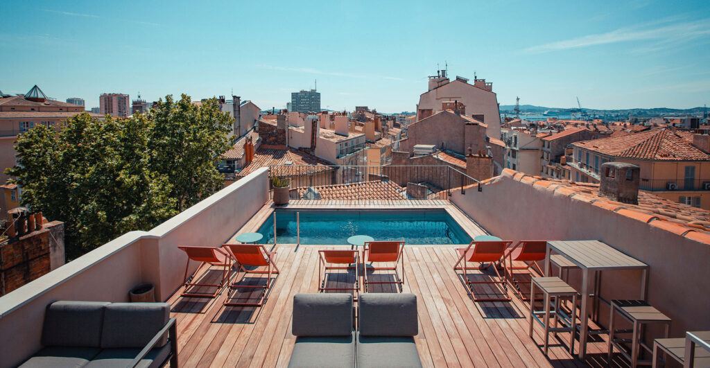 Grand Hôtel Dauphiné rooftop Toulon