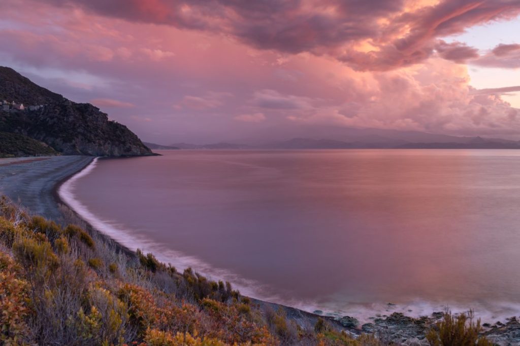 Coucher de soleil Nonza